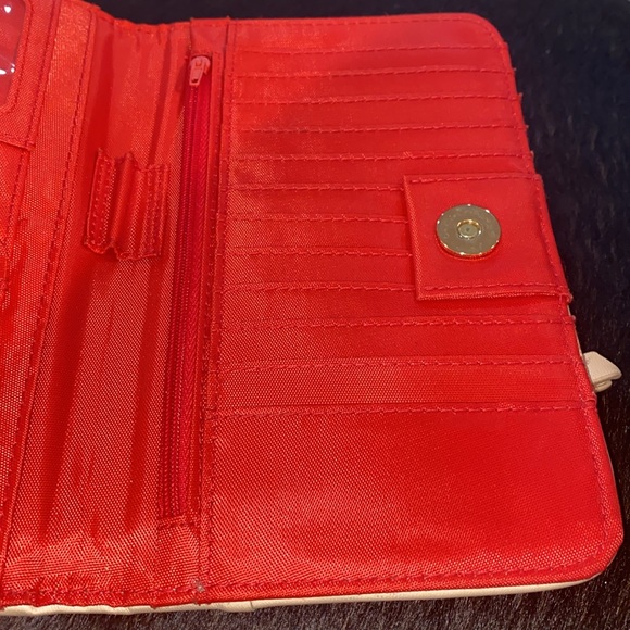 Spartina 449 Snap Wallet Northeastern Harbors Map W 2 zips, 15 card slots EUC - Picture 11 of 14